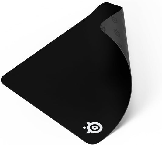 Steelseries Qck Large Gaming Mousepad — Black — Non-Slip Silicone Rubber Base — Peak Tracking and Stability — Optimized for Gaming Sensors — 490 Mm X 420 Mm — FPS, Mobas, RTS, MMO