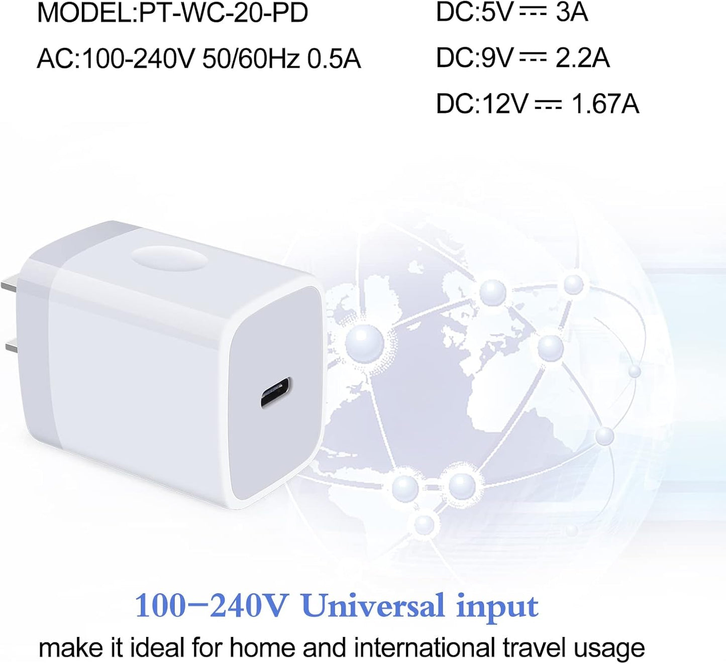 20W Samsung S26 Type C Wall Charger Fast Charging Block for Galaxy A17 A16 | PD3.0 Wall Charger USB C Box Adapter for Galaxy S26 Ultra S25 S24 A56 A15 A14 Iphone 17E 17 16E 16 15 Pro Max Pixel 10A 9 Pro