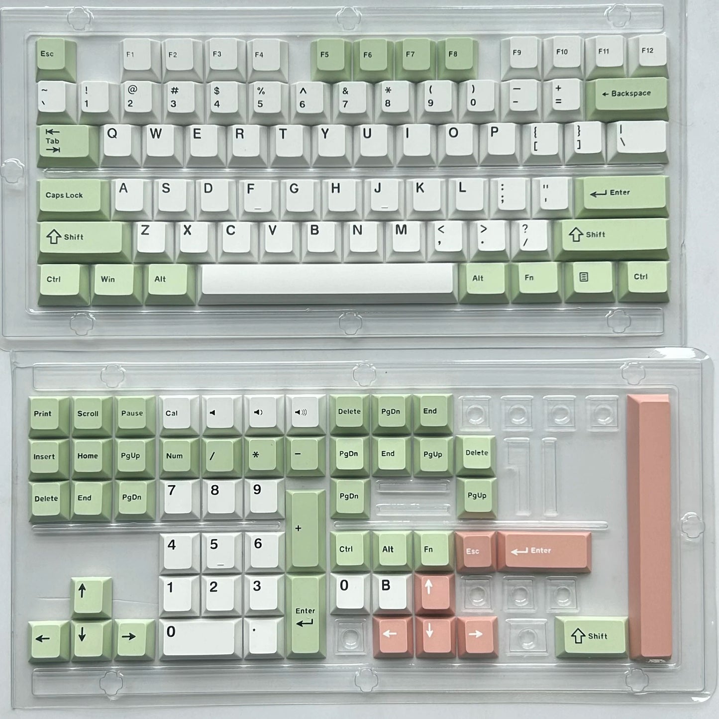 138 Keys Retro Brown Gray PBT Keycap Double Shot Cherry Profile Key Caps for Cherry MX Switches Mechanical Gamer Keyboard